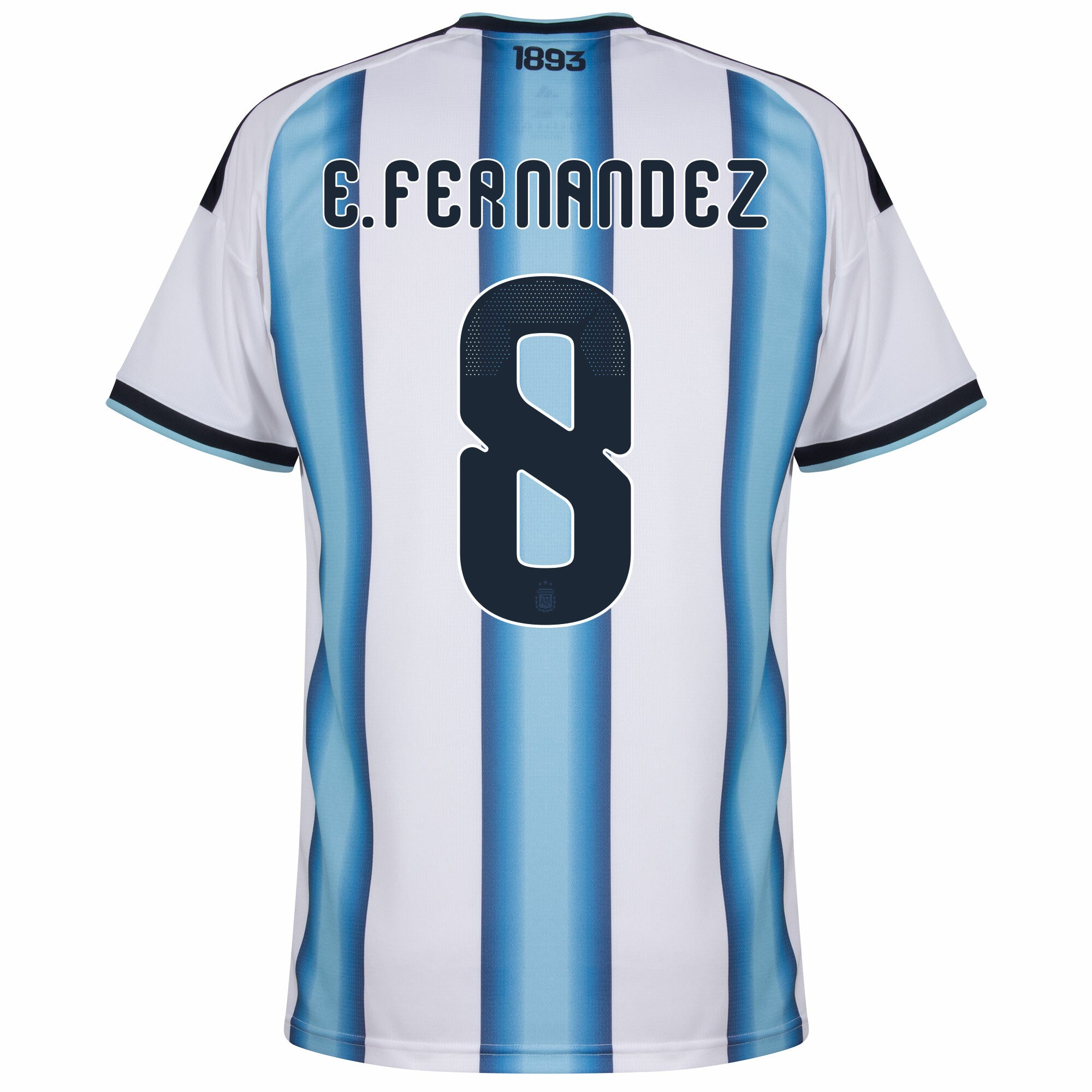 Argentina Home E.Fernandez 8 Jersey 2026-2027 (Official Printing)