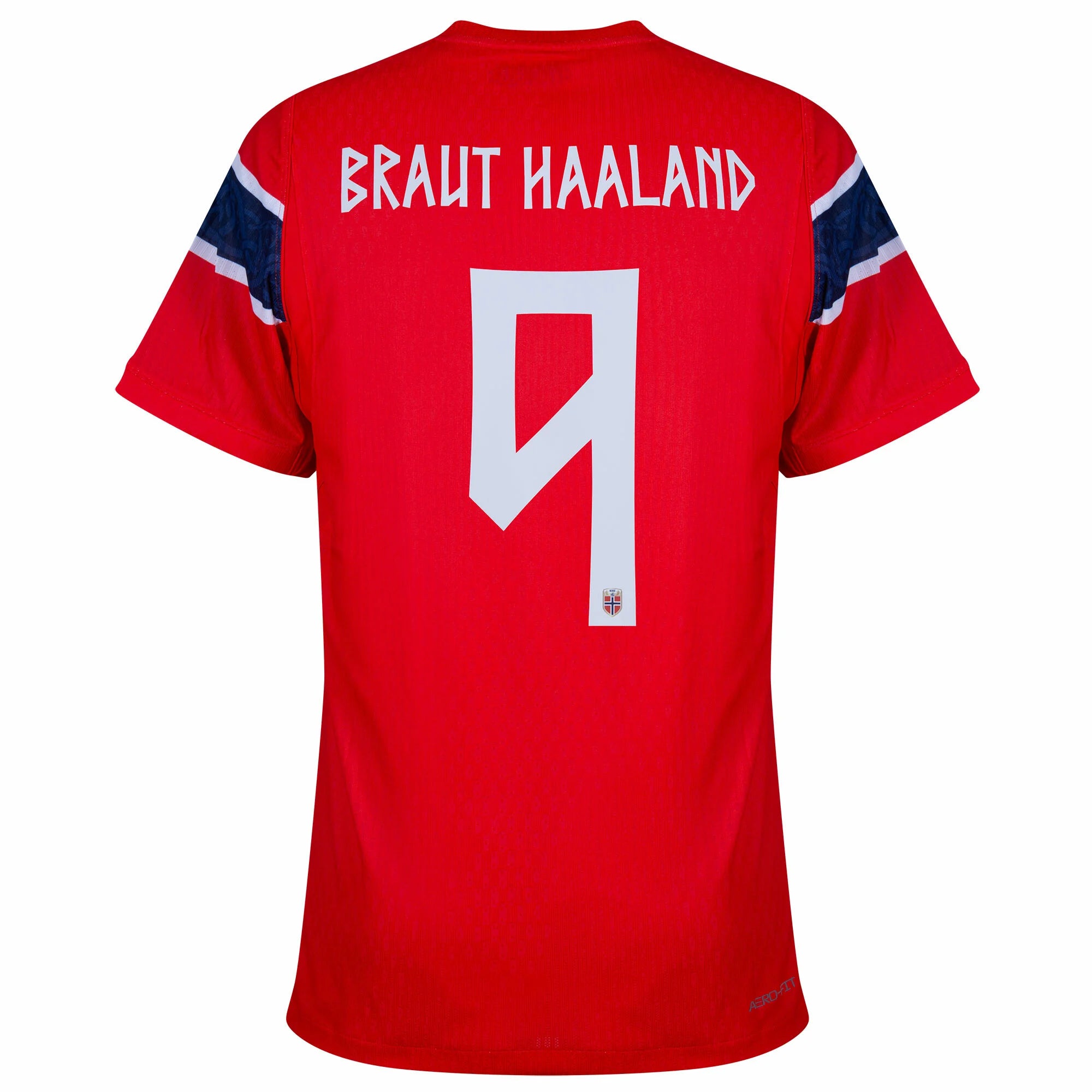 Norway Aero-Fit Match Home Braut Haaland 9 Jersey 2026-2027 (Official Printing)