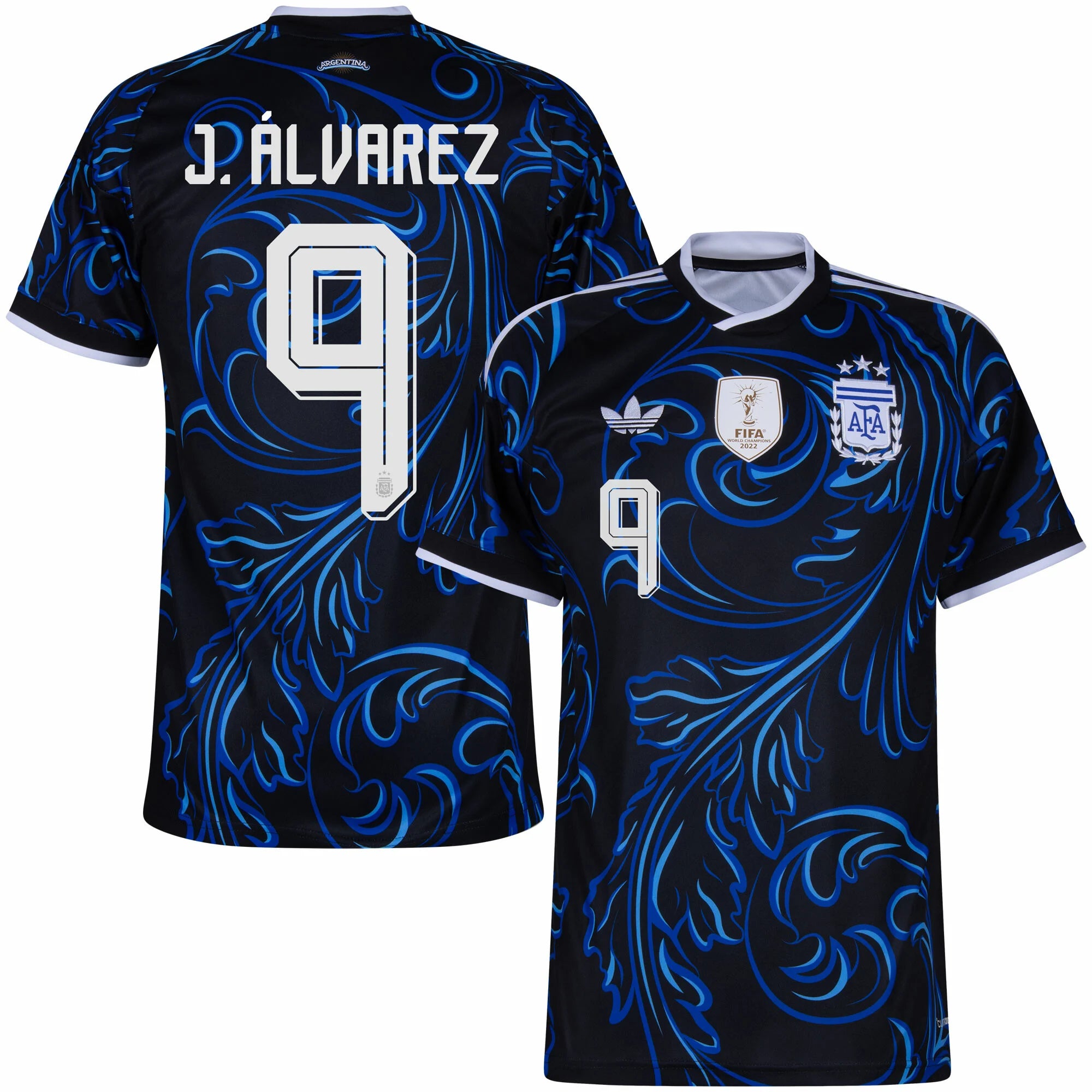 Argentina Away J. Álvarez 9 Jersey 2026-2027 (Official Printing)