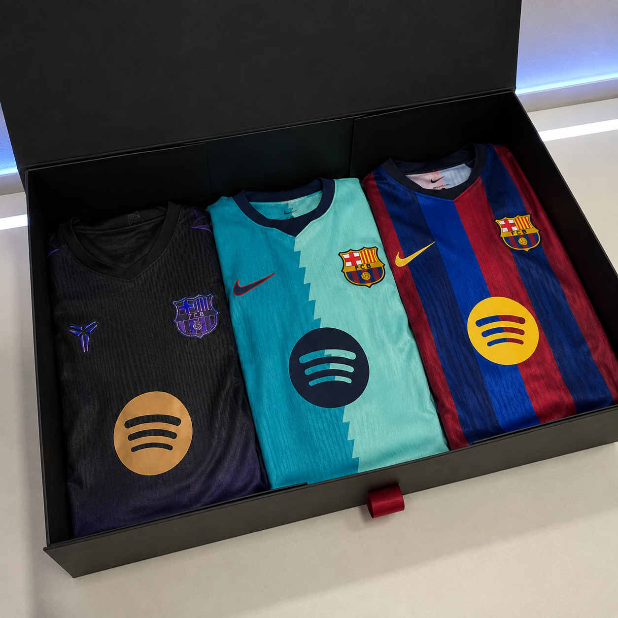 Barcelona 2026/27 3-Shirt Long Sleeve Kit (Player Version)