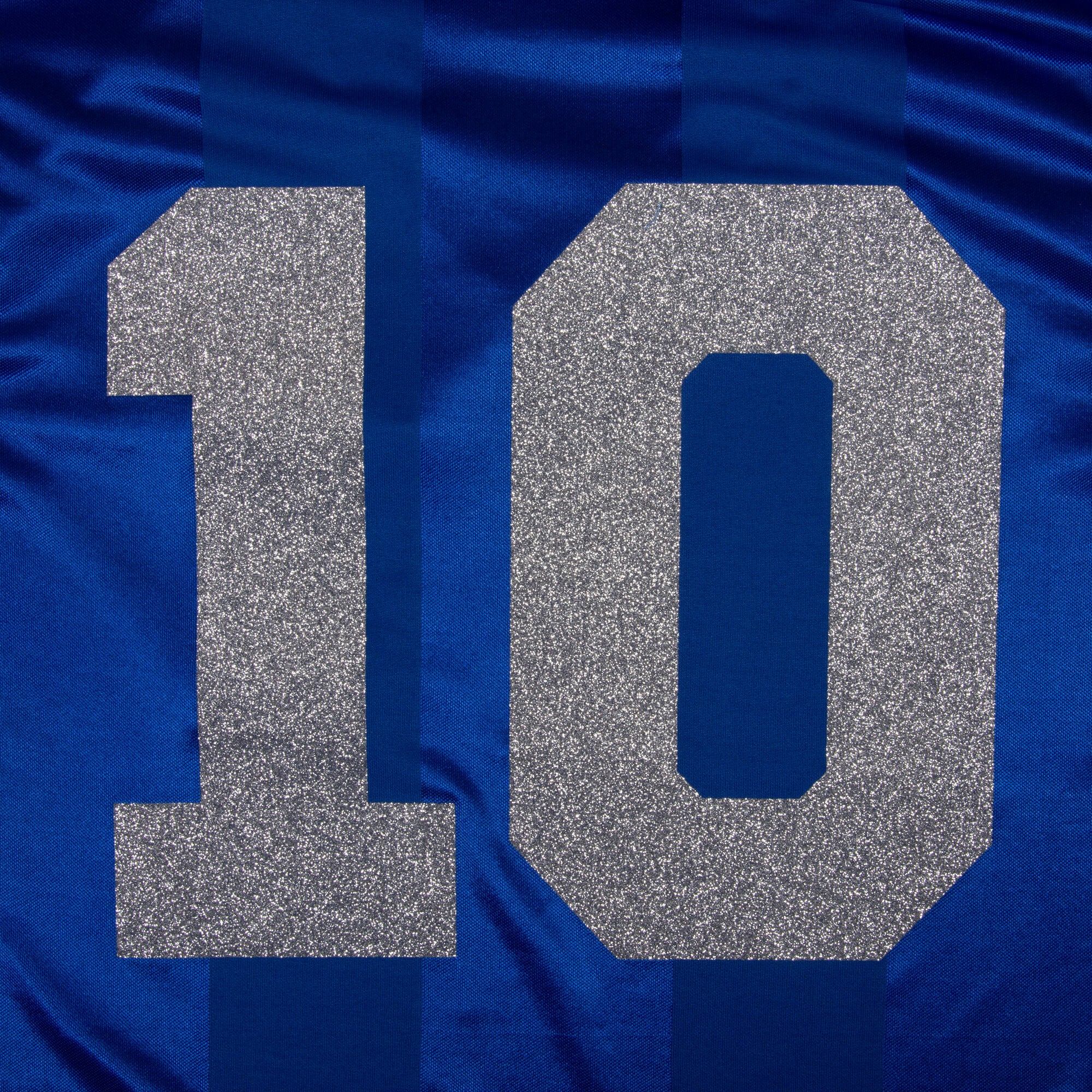 Argentina Away Retro No.10 (Maradona) Jersey 1986 (Retro Glitter Printing)