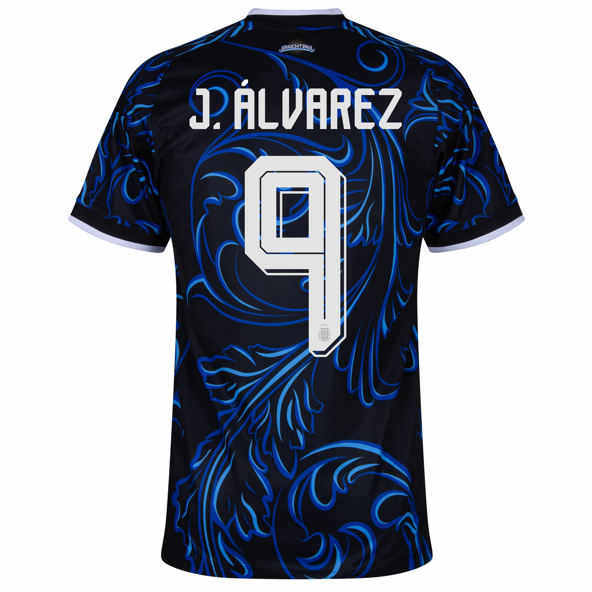 Argentina Away J. Álvarez 9 Jersey 2026-2027 (Official Printing)
