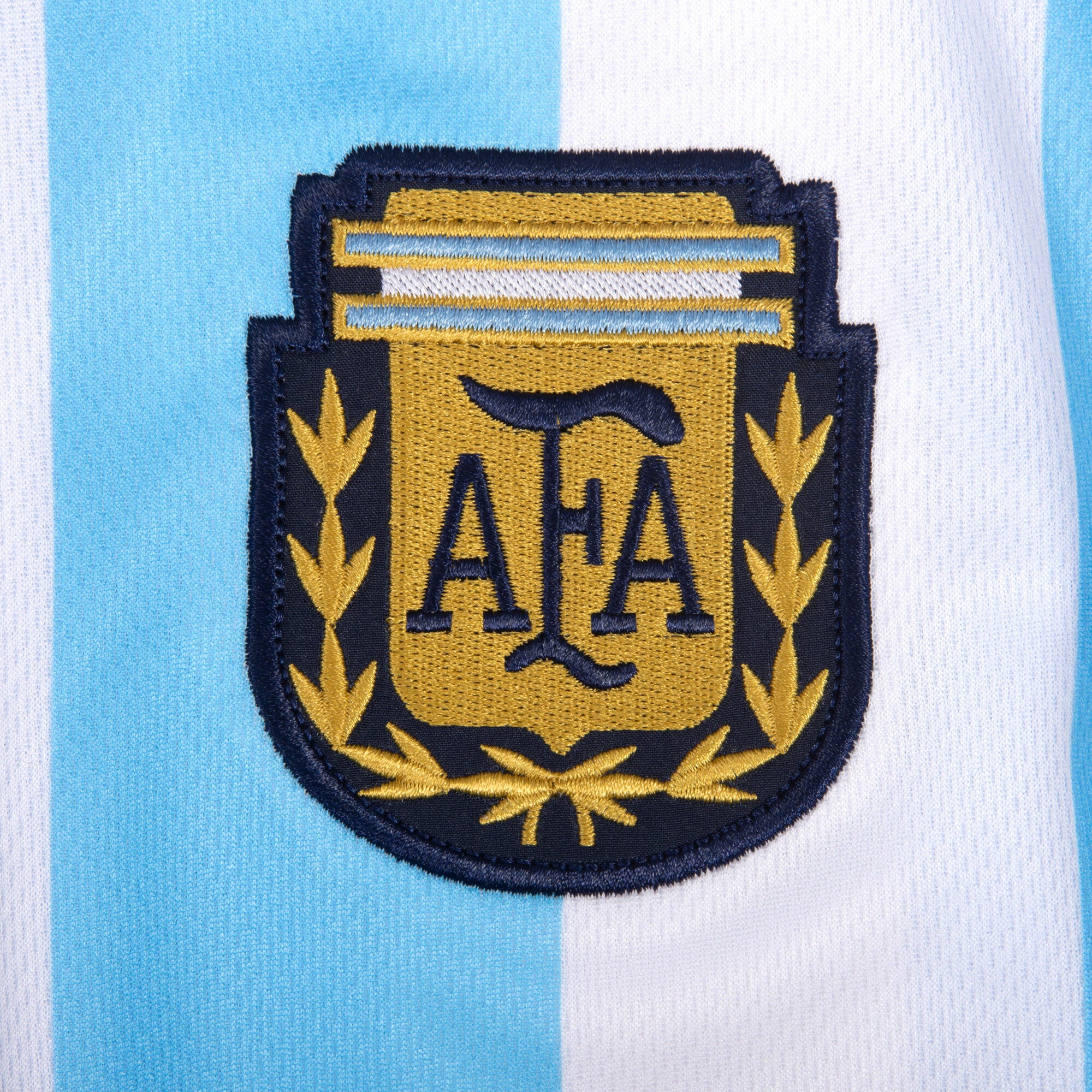 Argentina Home Retro No.10 Jersey 1986 (Retro Flock Printing)
