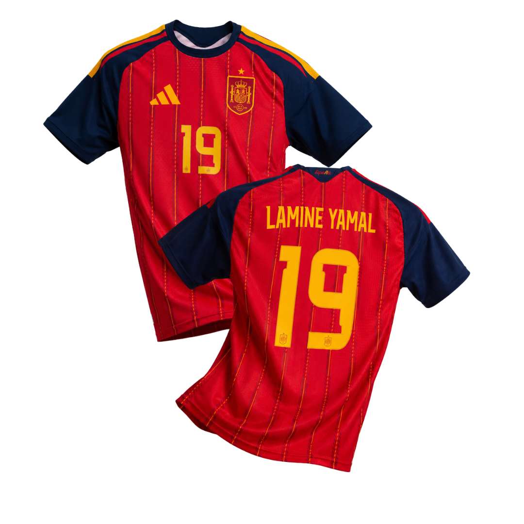 Spain Lamine Yamal #19 World Cup Jersey (Fan Version)