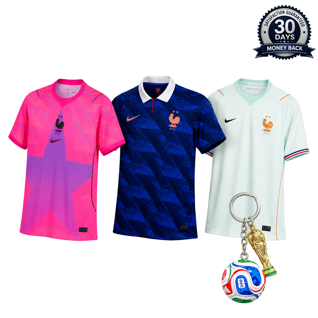 France 2026 World Cup 3-Shirt Kit (Player Version)
