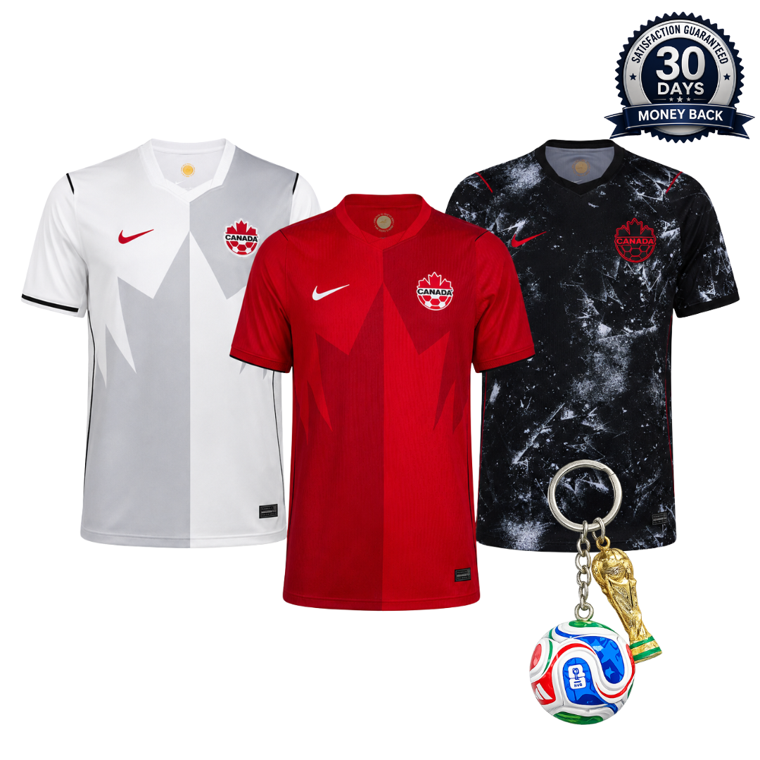 Canada 2026 World Cup 3-Shirt Kit