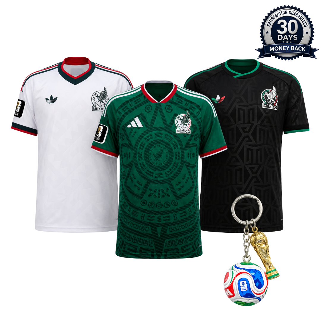 Mexico 2026 World Cup 3-Shirt Kit