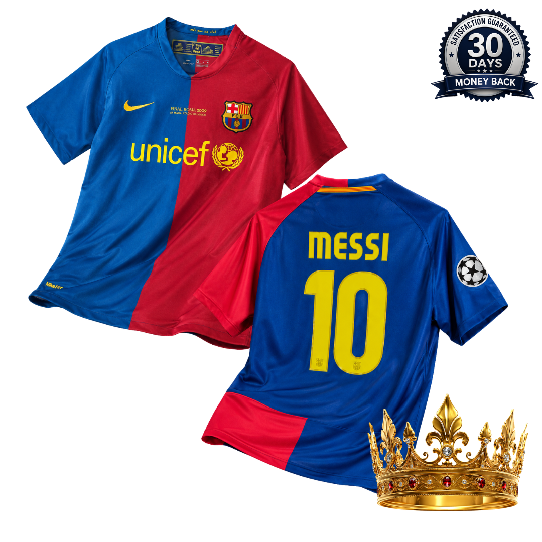 Barcelona Messi #10 2008/09 Home Shirt Retro