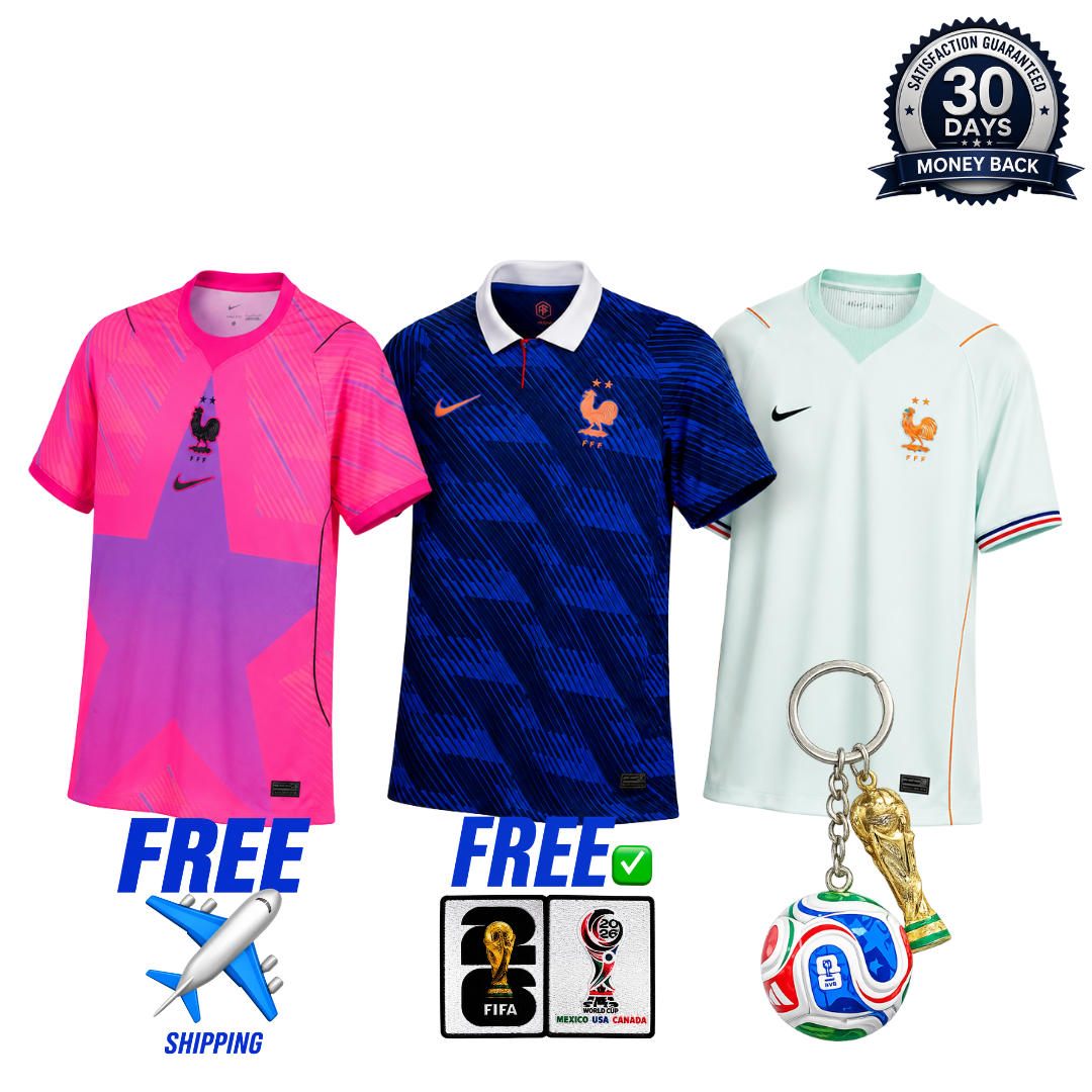France 2026 World Cup 3-Shirt Kit (Player Version)