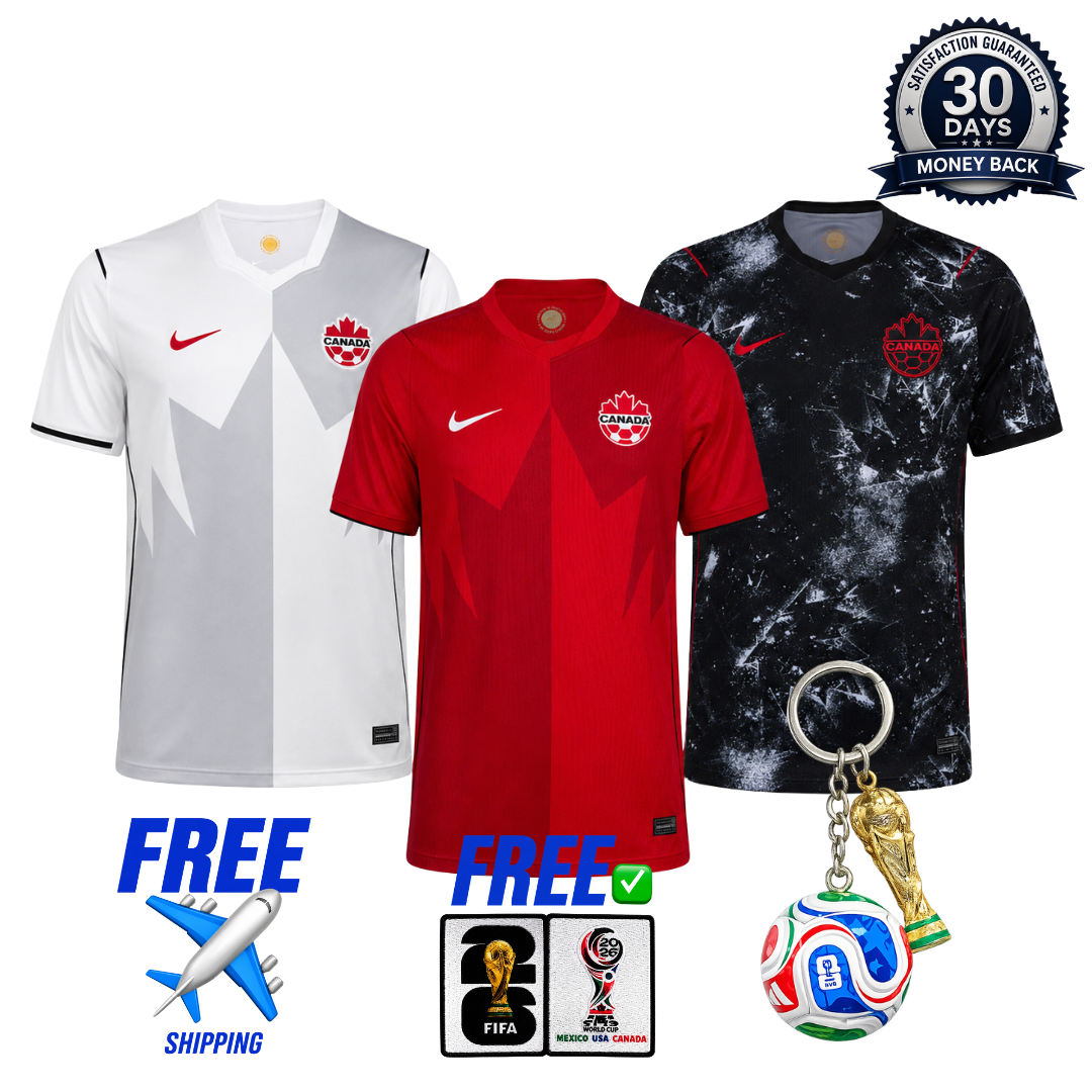 Canada 2026 World Cup 3-Shirt Kit (Player Version)