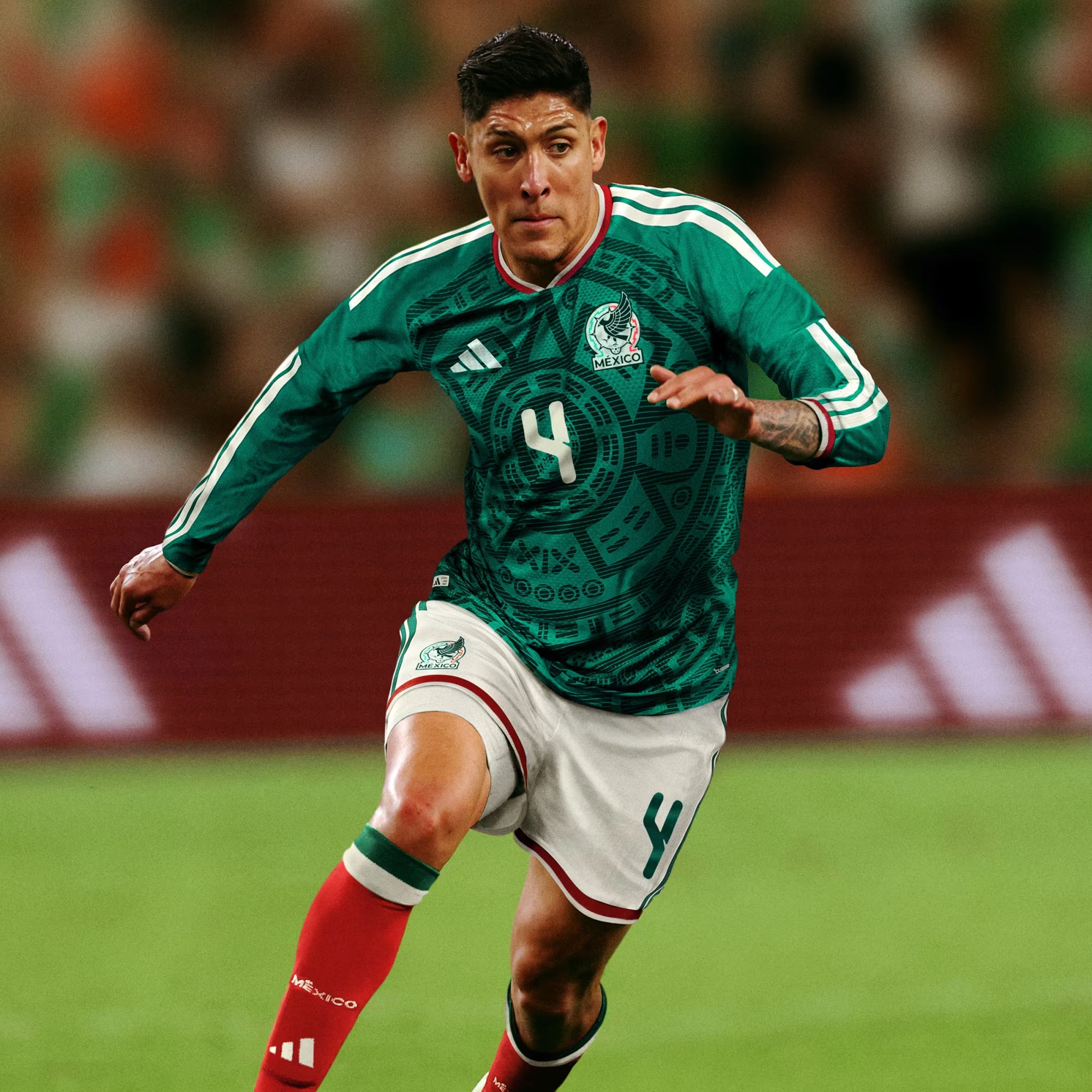 Mexico Home Long Sleeve Shirt 2026 World Cup (Player Version)