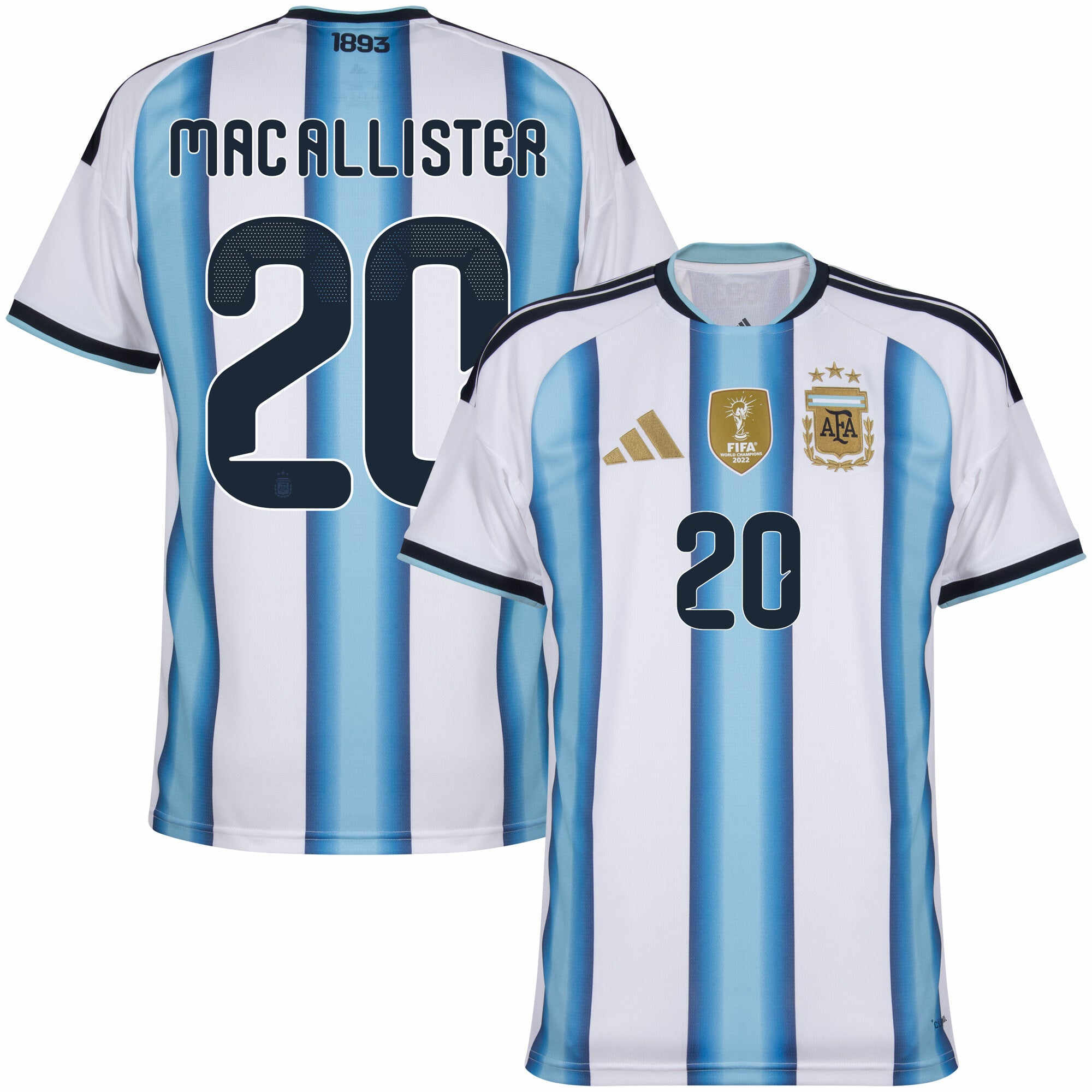 Argentina Home Mac Allister 20 Jersey 2026-2027 (Official Printing)