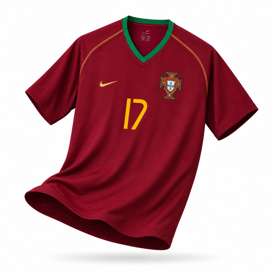 Portugal shirt Ronaldo's first World Cup 2006 #17