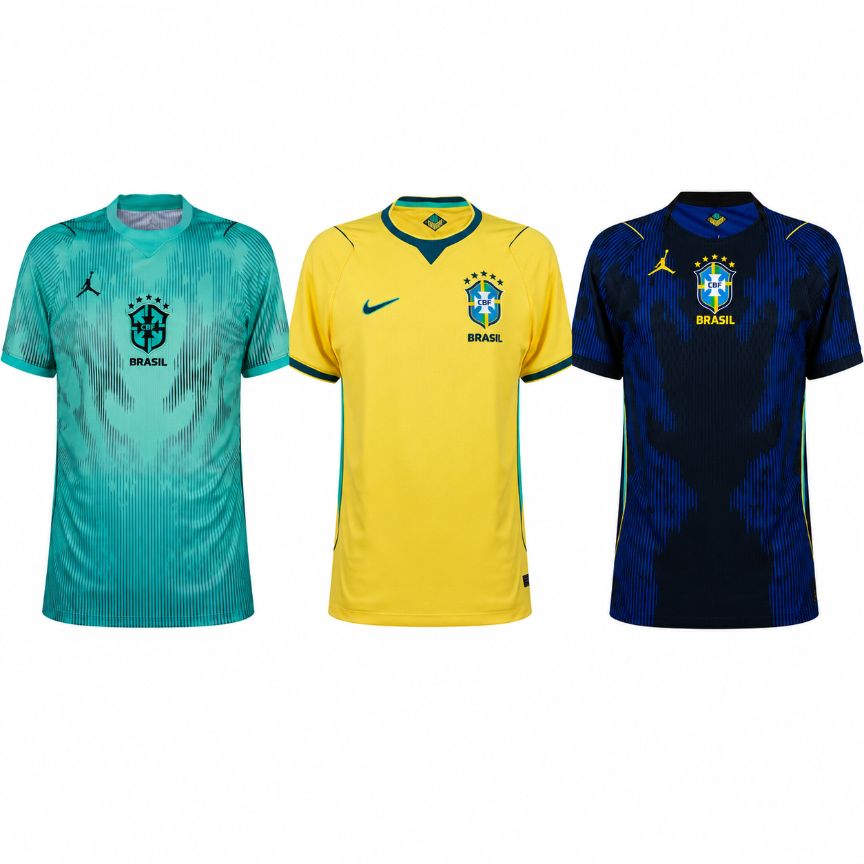 Brazil 2026 World Cup 3-Shirt Kit (Player Version)