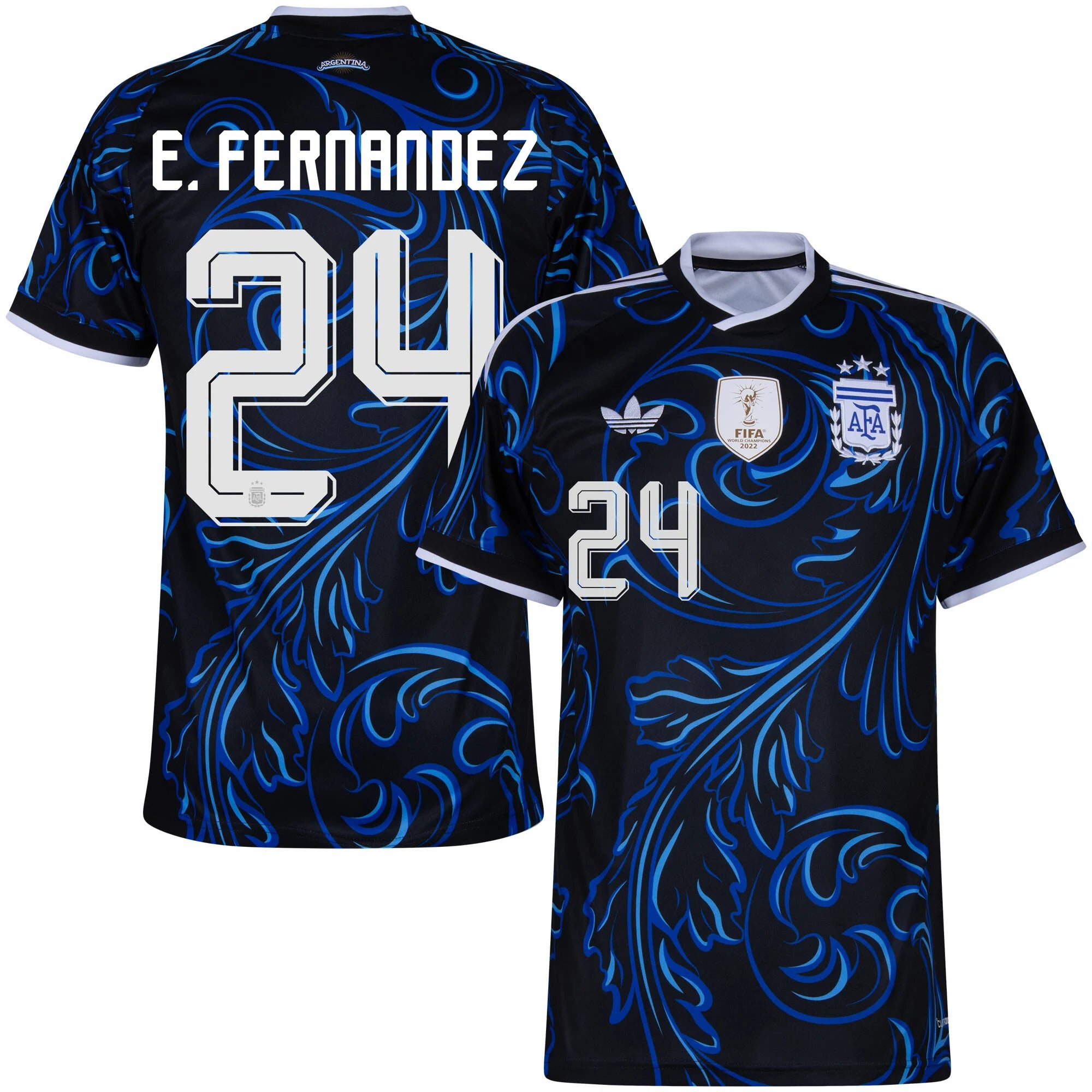 Argentina Away E.Fernandez 24 Jersey 2026-2027 (Official Printing)