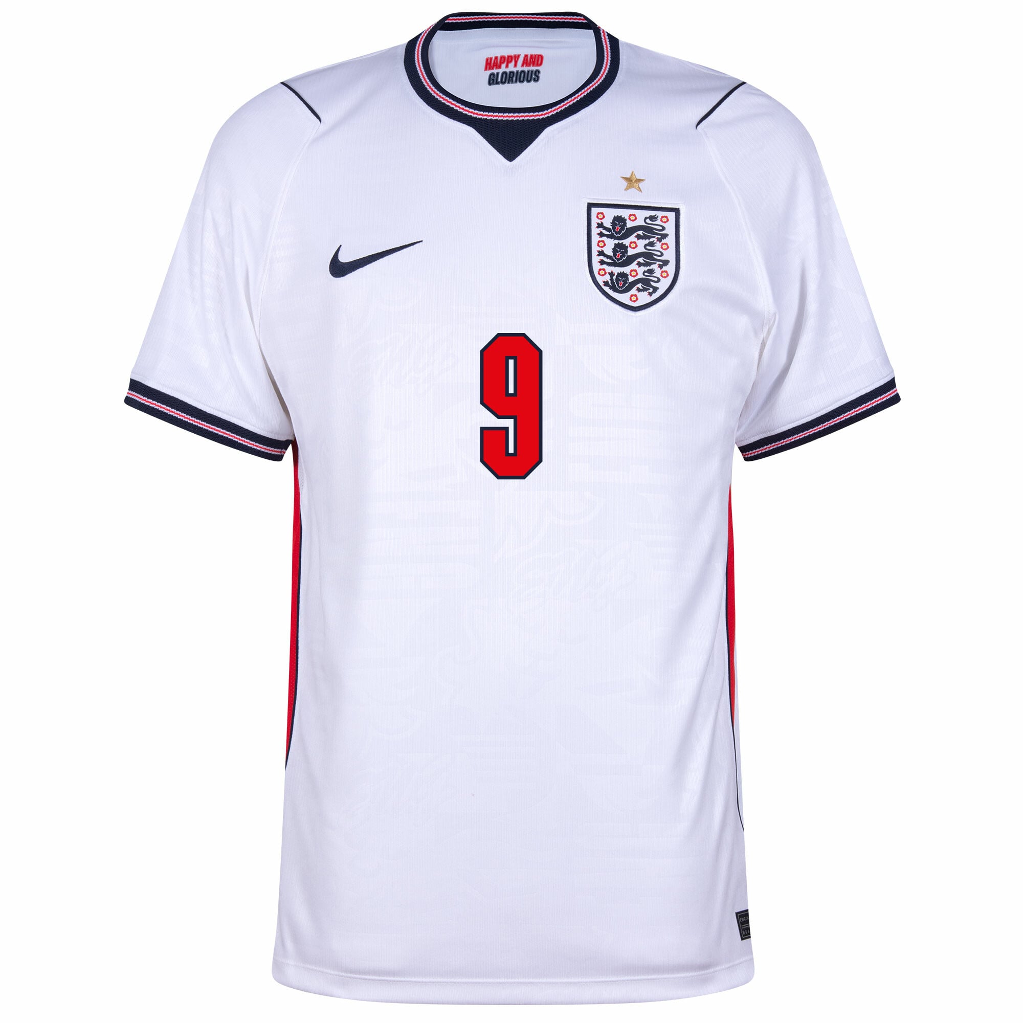 England Fan Jersey Home Kane 9 Shirt 2026-2027 (Official Printing)