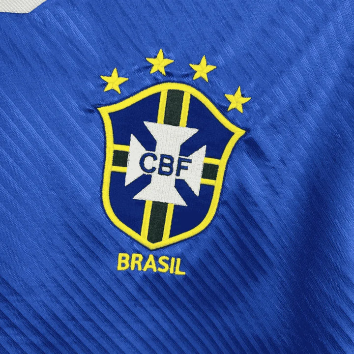 Brazil Retro II 1994 World Cup Soccer Jersey - Blue