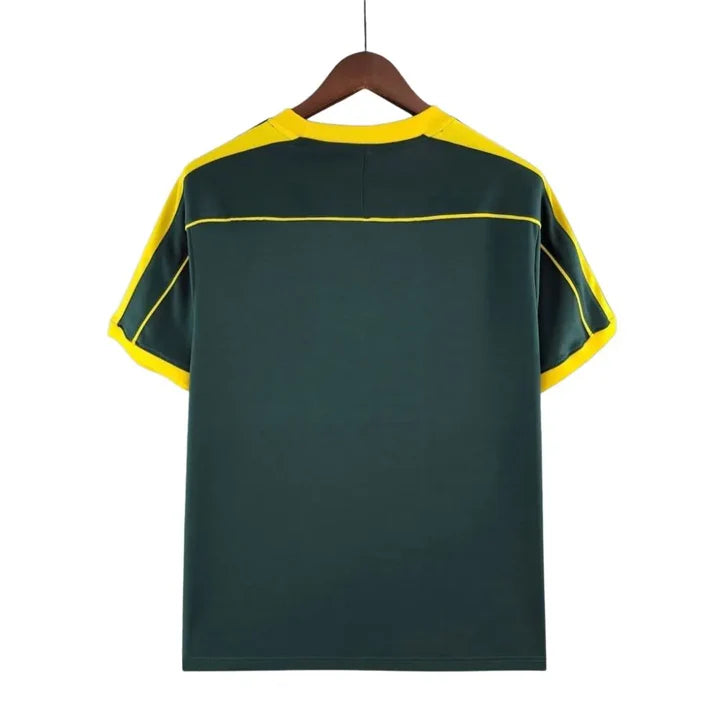 Brazil 1998 Retro Goalkeeper Soccer Jersey - Dark Green