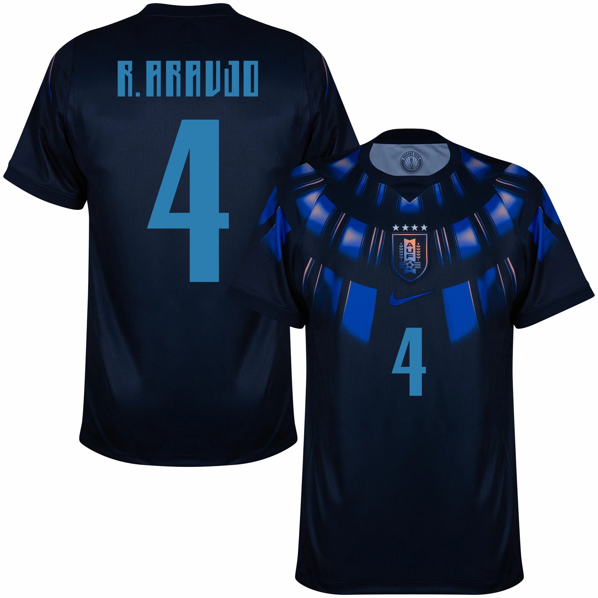 Uruguay Away R. Araujo 4 Jersey 2026-2027 (Fan Style Printing)