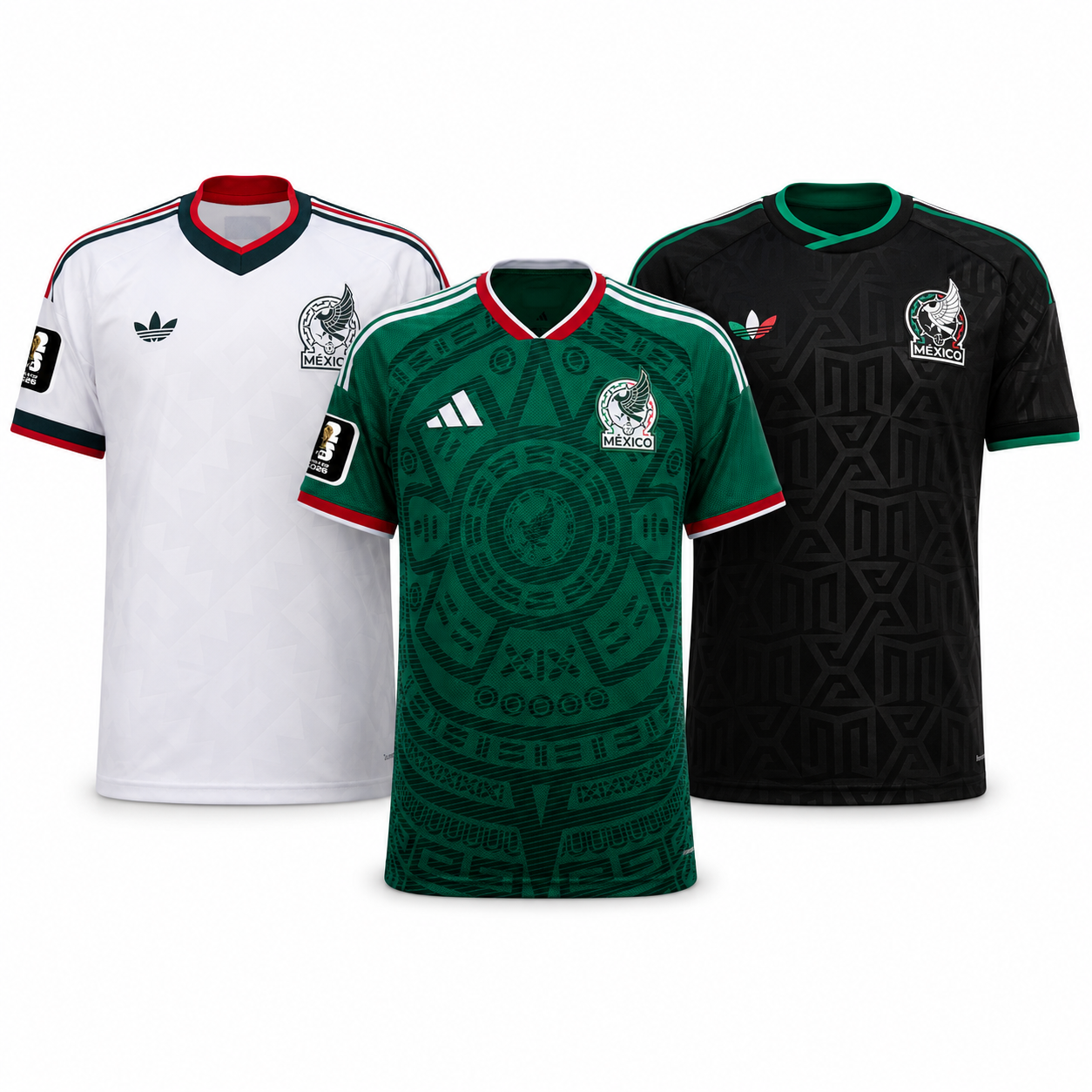 Mexico 2026 World Cup 3-Shirt Kit (Player Version)