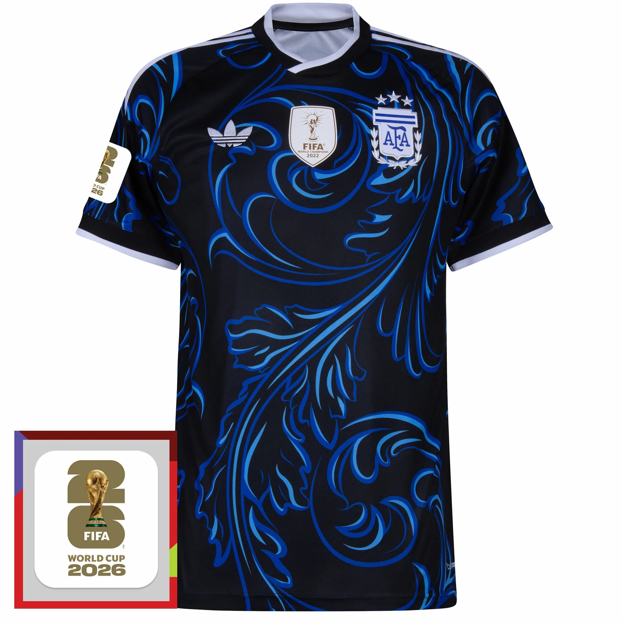 Argentina Away Jersey 2026-2027 incl. FIFA World Cup 2026 Winners Edition Patch