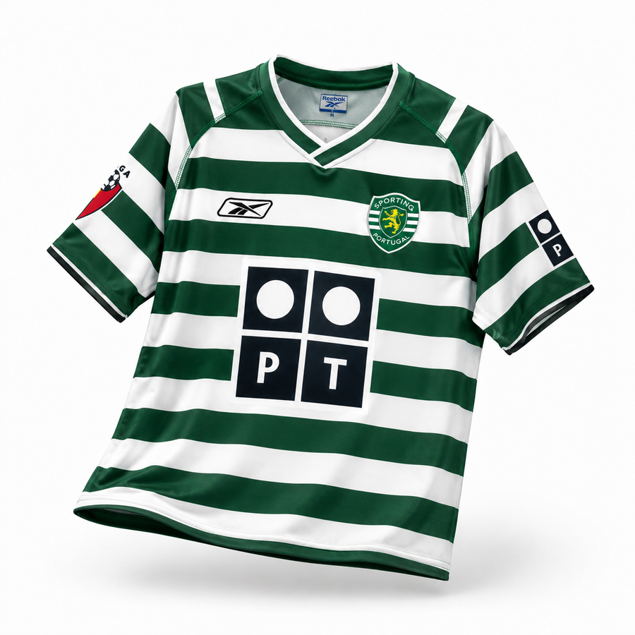Sporting 2003/04 Home Retro Shirt
